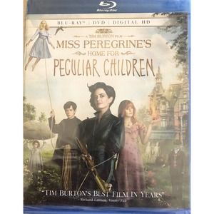 Miss Peregrine’s Home for Peculiar Children Blu-Ray Disc New Still In Plastic